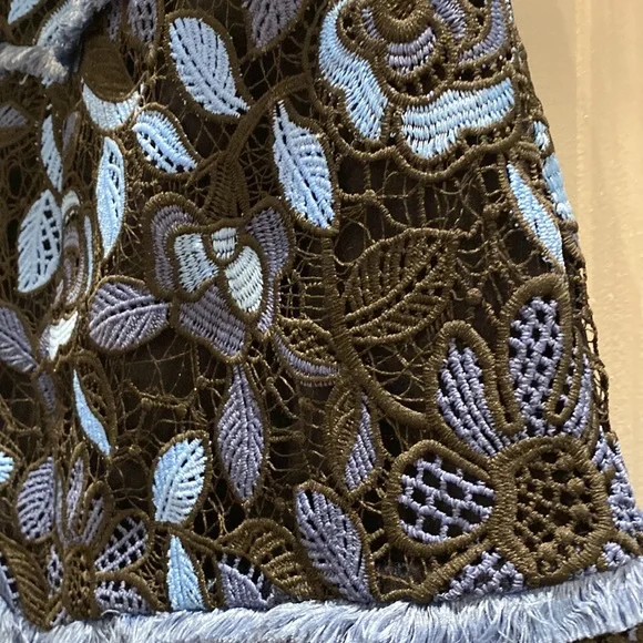 ELLIATTBlue Crochet skirtFloralTimes design